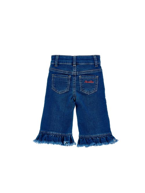 Jeans, bambina, con galetta. MONNALISA | 19F417NP 60430055